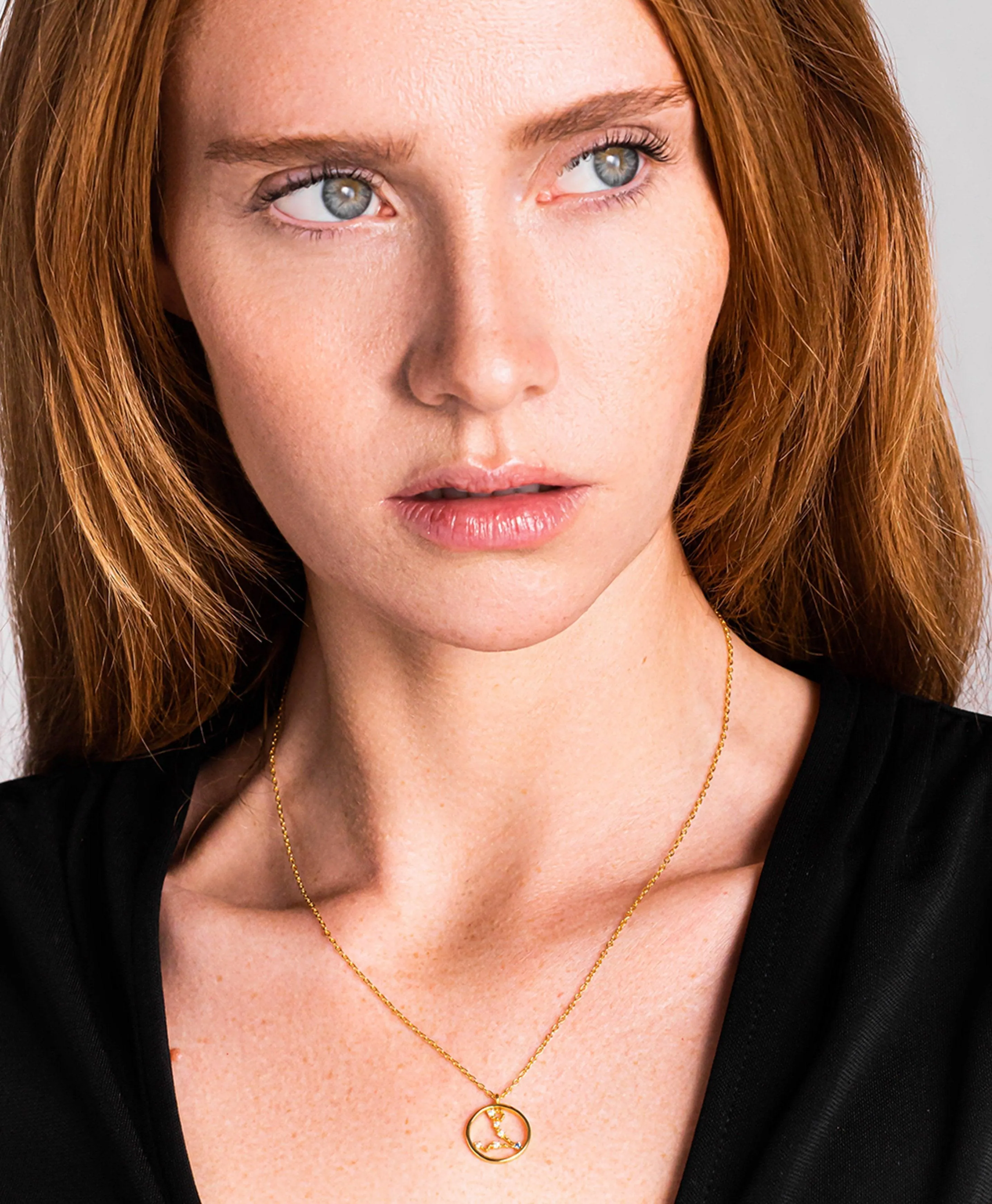 Zodiac Necklace Pisces 18ct Gold Plated sold by Larsson & Jennings product image thumbnail 2