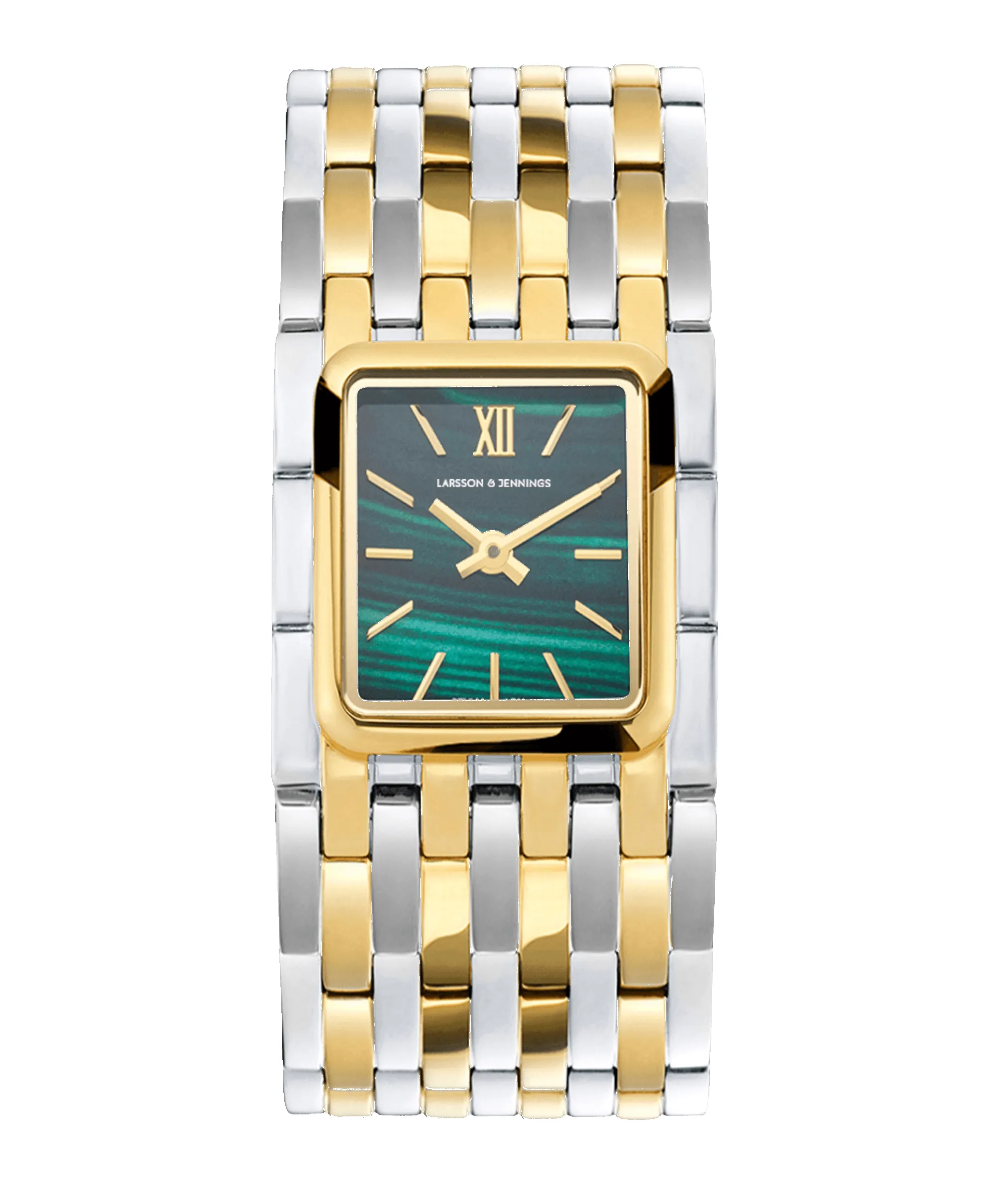 Tribeca Mixed Gold Green 24mm sold by Larsson & Jennings