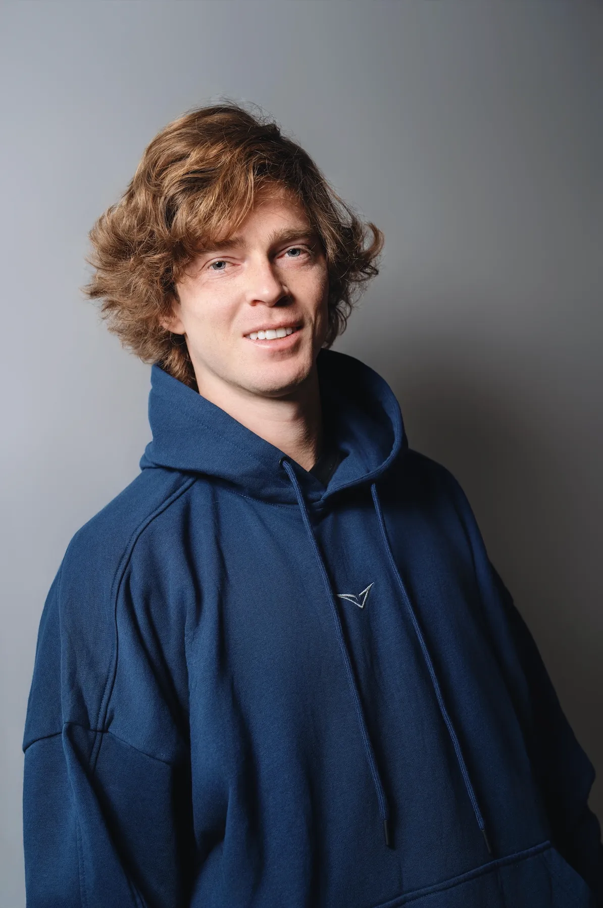 Blue Casual Loose Hoodie sold by Rublo product image thumbnail 2