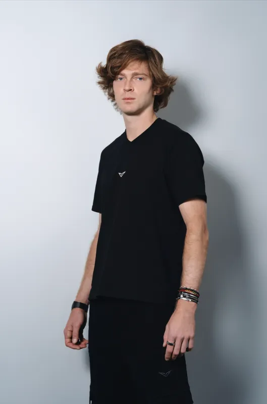 Black Fitted Shirt sold by Rublo