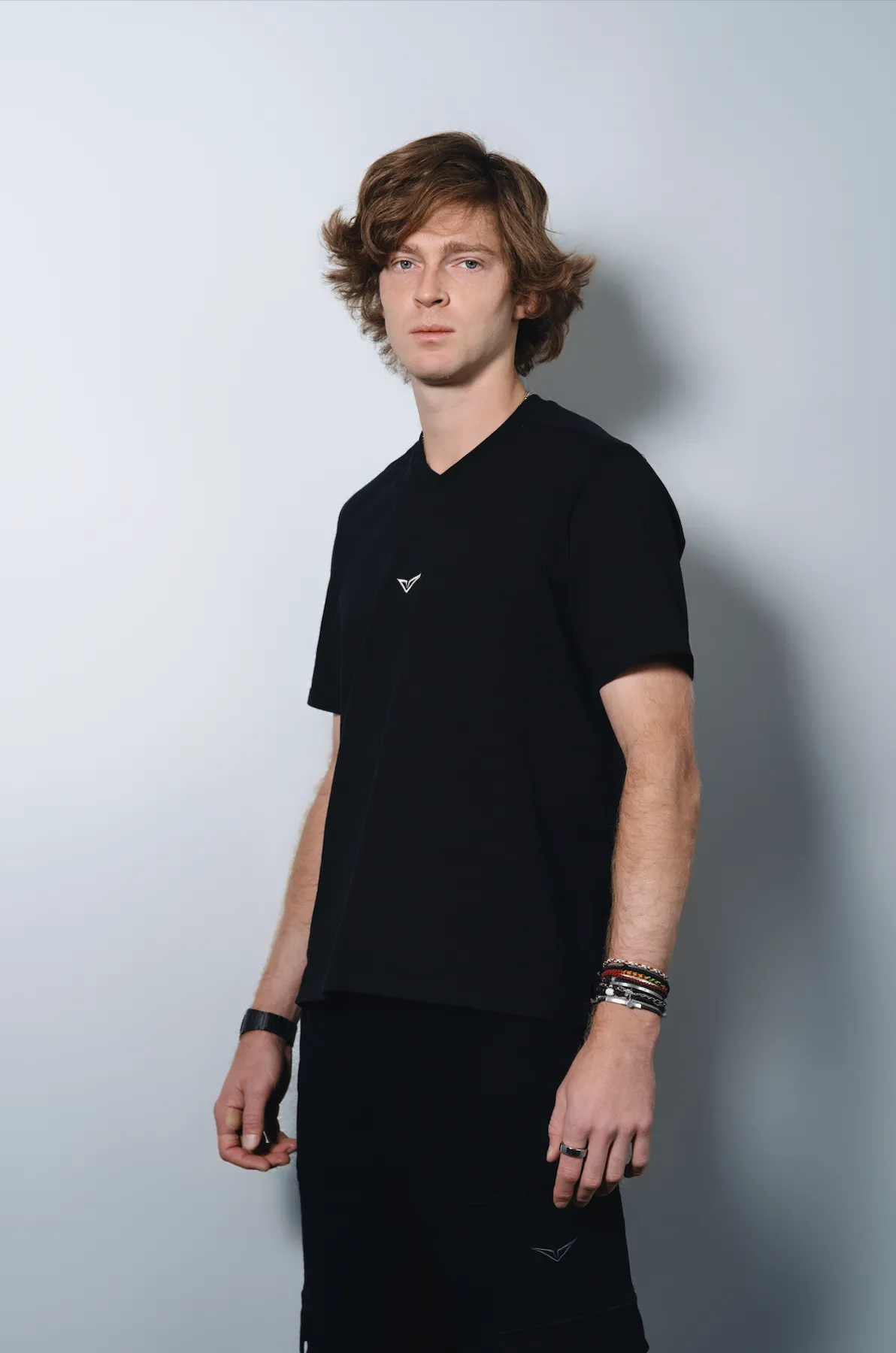 Black Fitted Shirt sold by Rublo