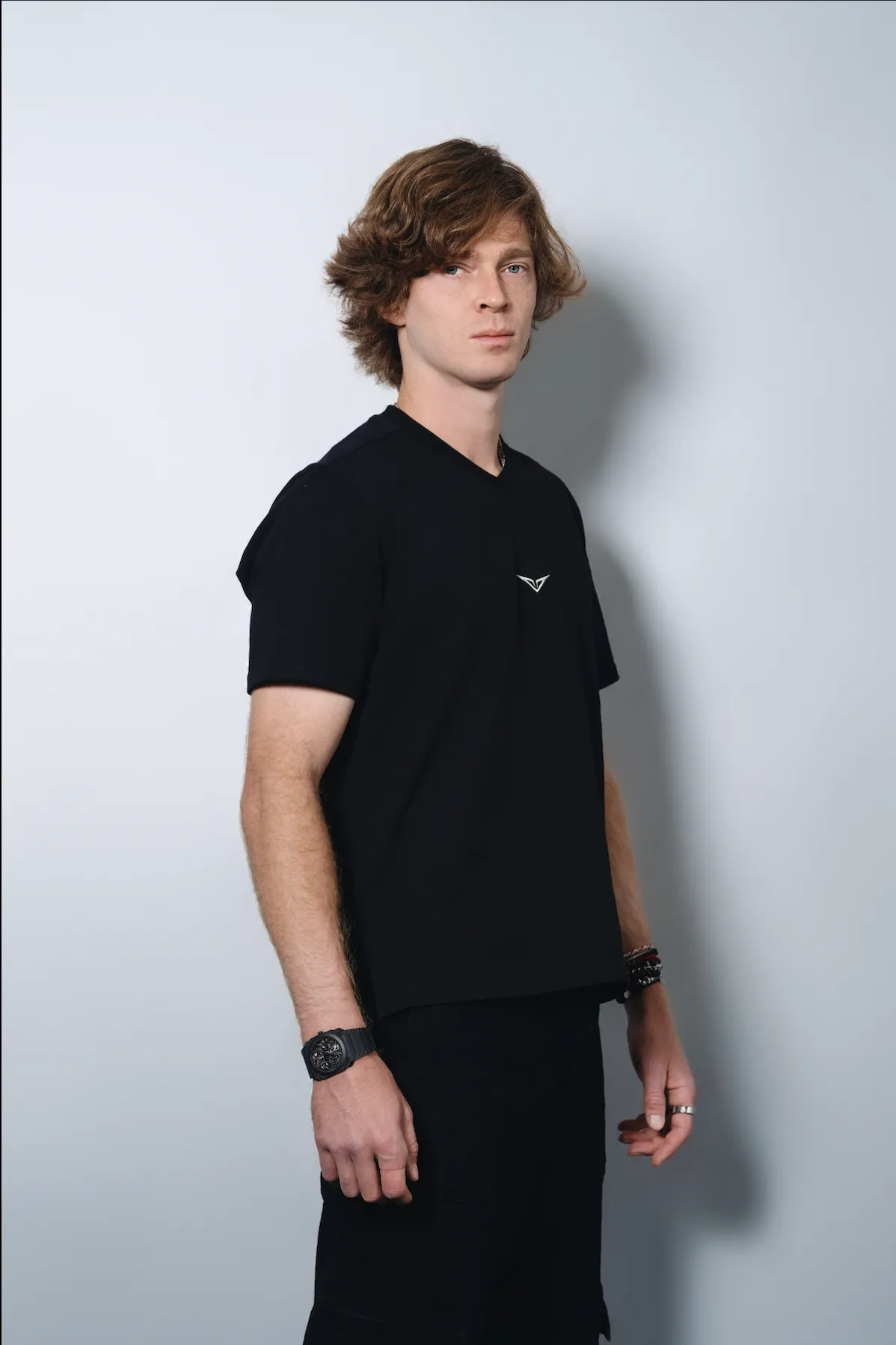 Black Fitted Shirt sold by Rublo product image thumbnail 2
