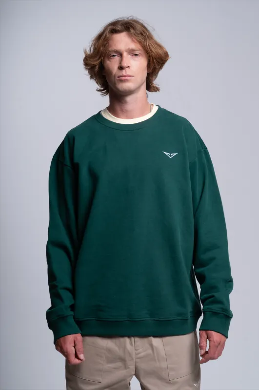 Teal Crewneck Sweatshirt made by Rublo