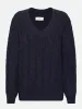 Cable Knit V-neck sold by Rosemunde Copenhagen