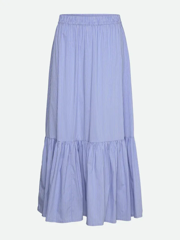 RWIris Stripe Long Skirt sold by Rosemunde Copenhagen