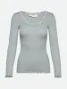 RWBabette LS U-neck Lace T-shirt sold by Rosemunde Copenhagen