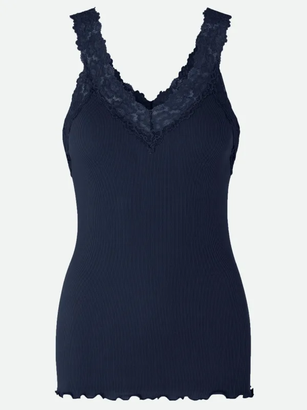 RWBernadine Organic  SL Lace Top sold by Rosemunde Copenhagen