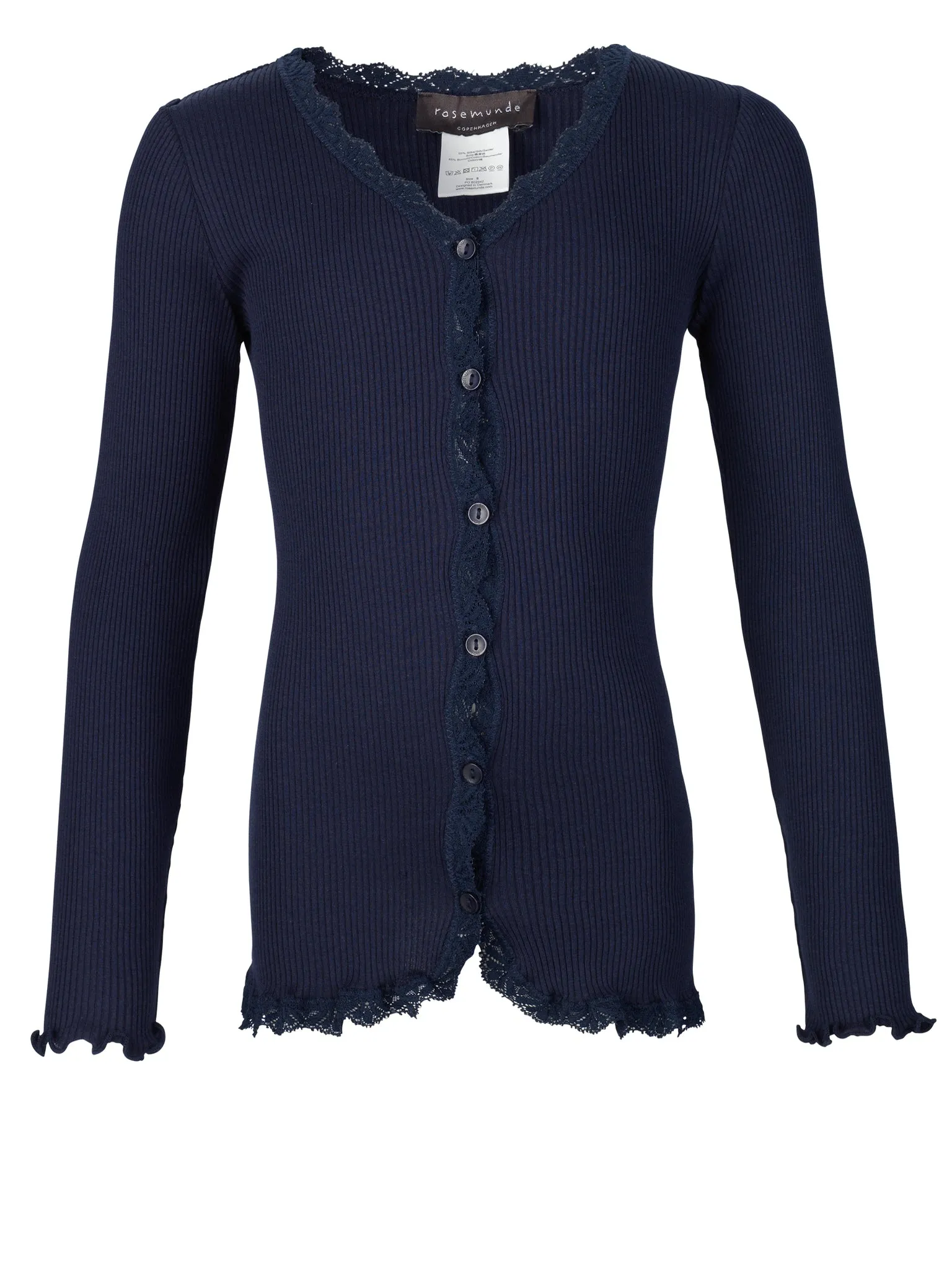 RKBeatha LS Cardigan w/ lace sold by Rosemunde Copenhagen product image thumbnail 5