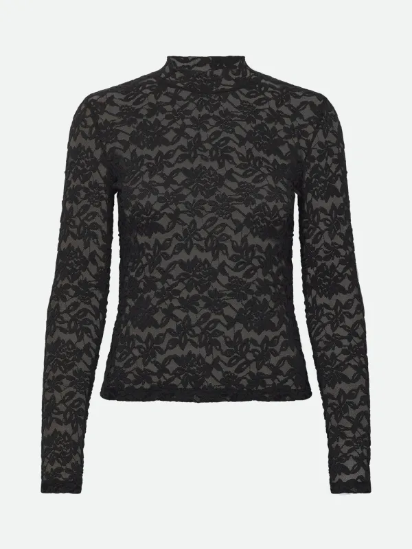 Long sleeve turtleneck t-shirt sold by Rosemunde Copenhagen