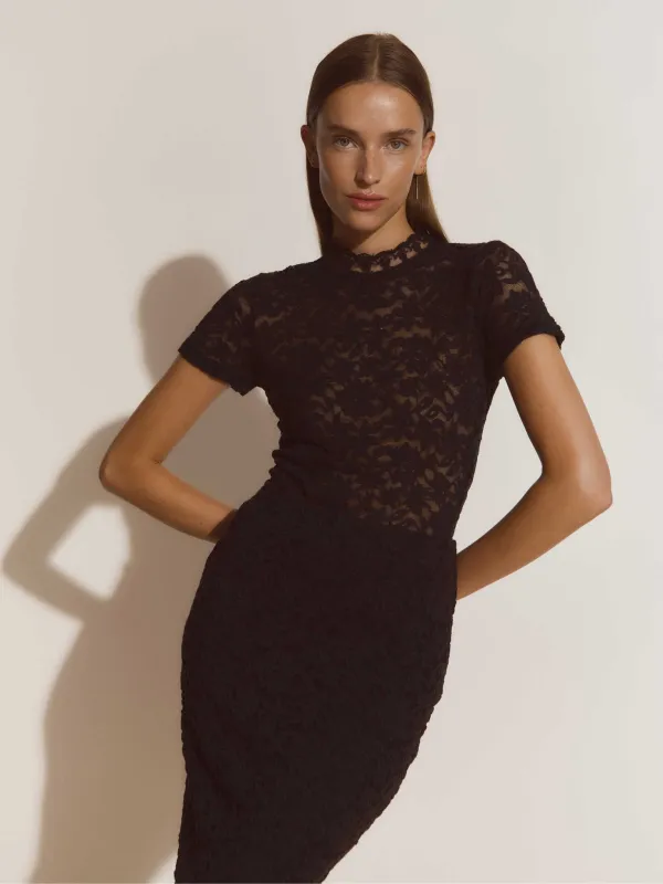 RWDelicia Capsleeve Regular T-neck Top sold by Rosemunde Copenhagen