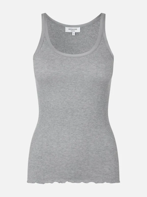 RWBelle Silk U-neck Strap Elastic Top sold by Rosemunde Copenhagen