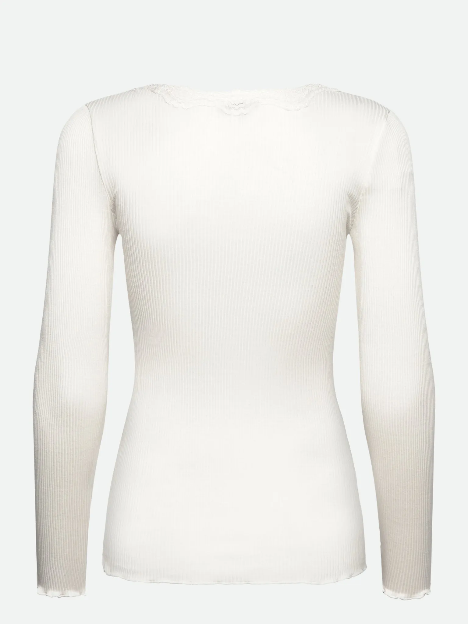 RWBabette Silk LS U-neck Lace T-shirt sold by Rosemunde Copenhagen product image thumbnail 5