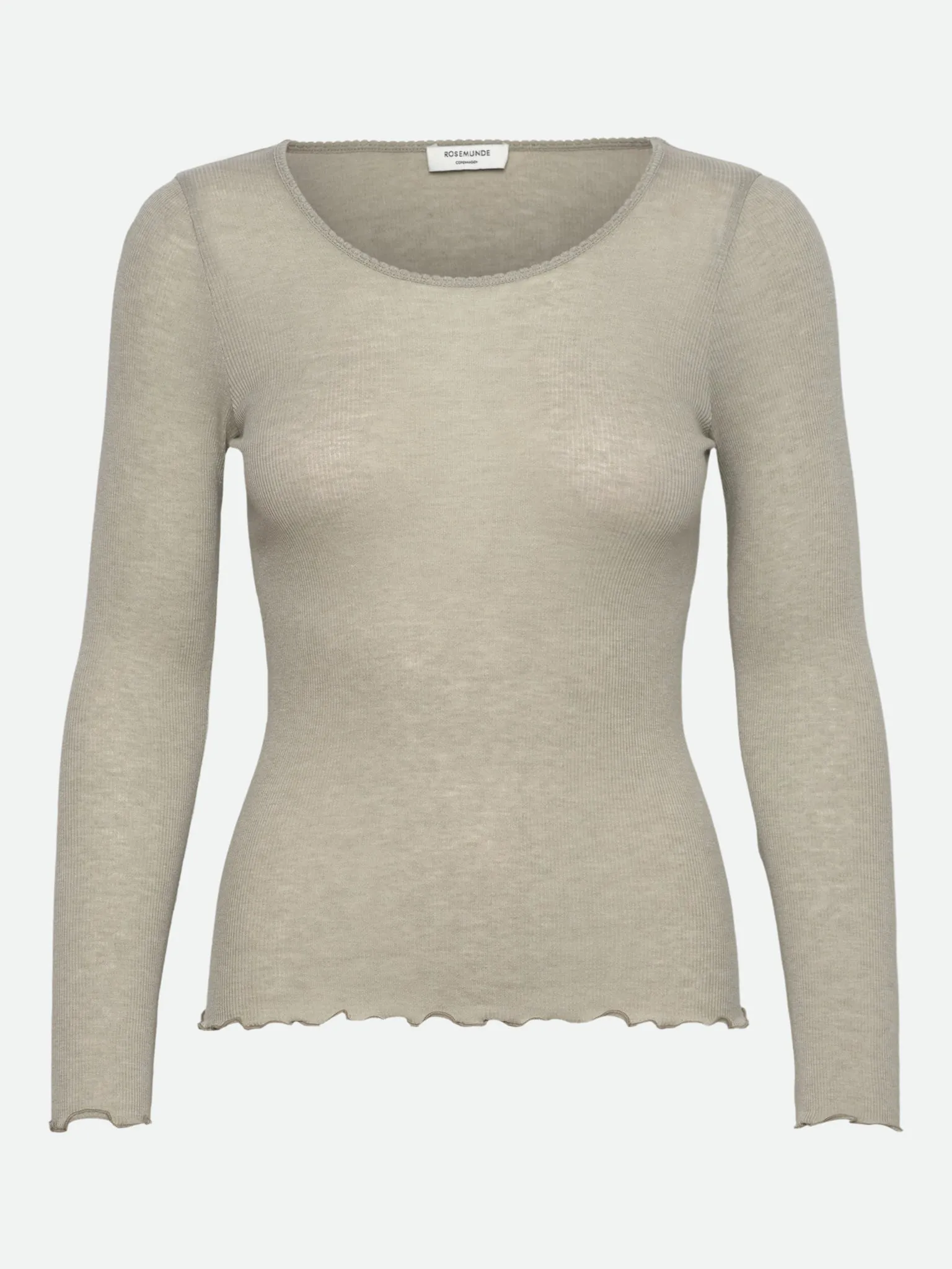 RWBurlington Wool LS O-neck T-shirt sold by Rosemunde Copenhagen product image thumbnail 4