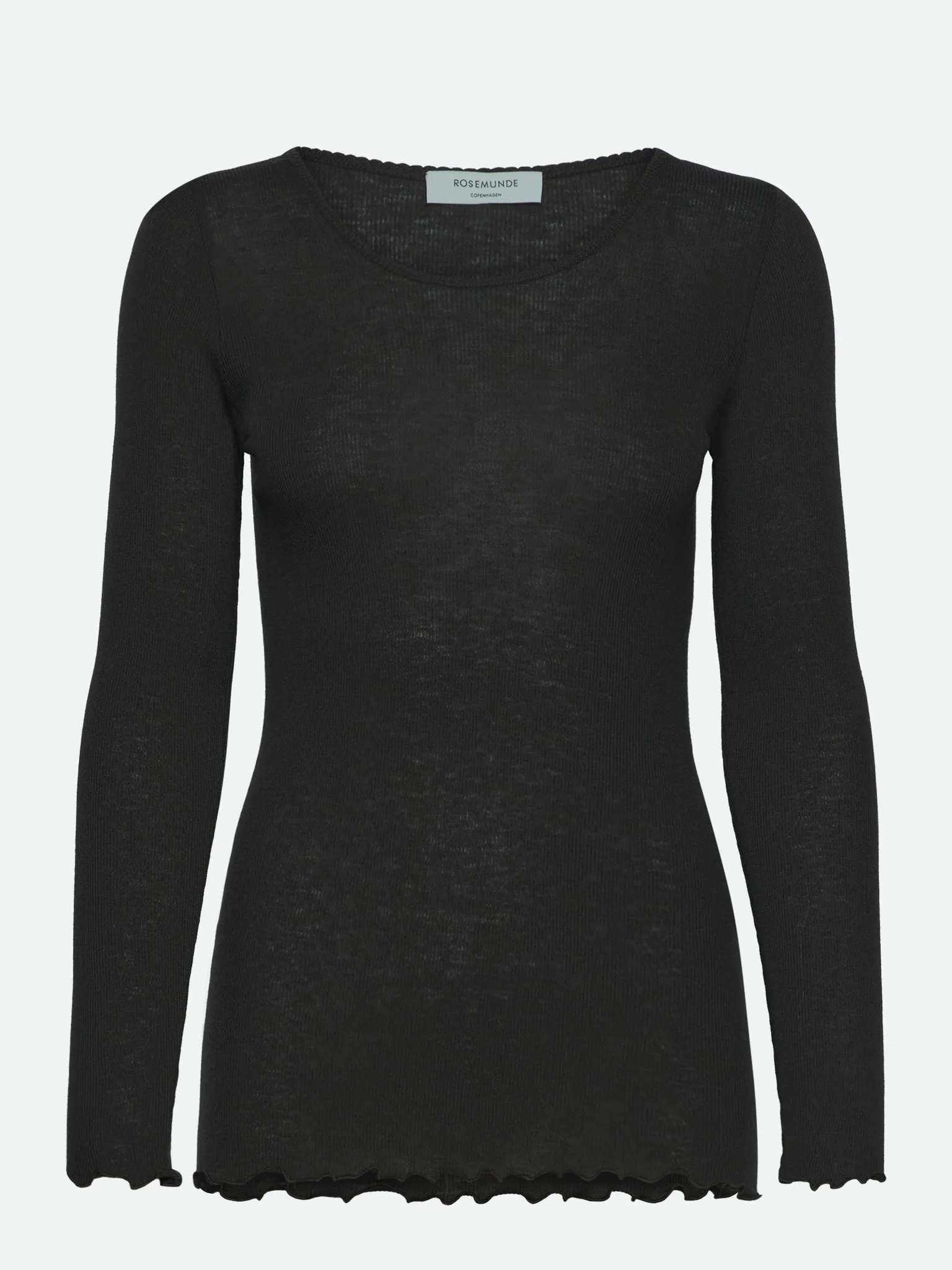 RWBurlington Wool LS O-neck T-shirt sold by Rosemunde Copenhagen product image thumbnail 2