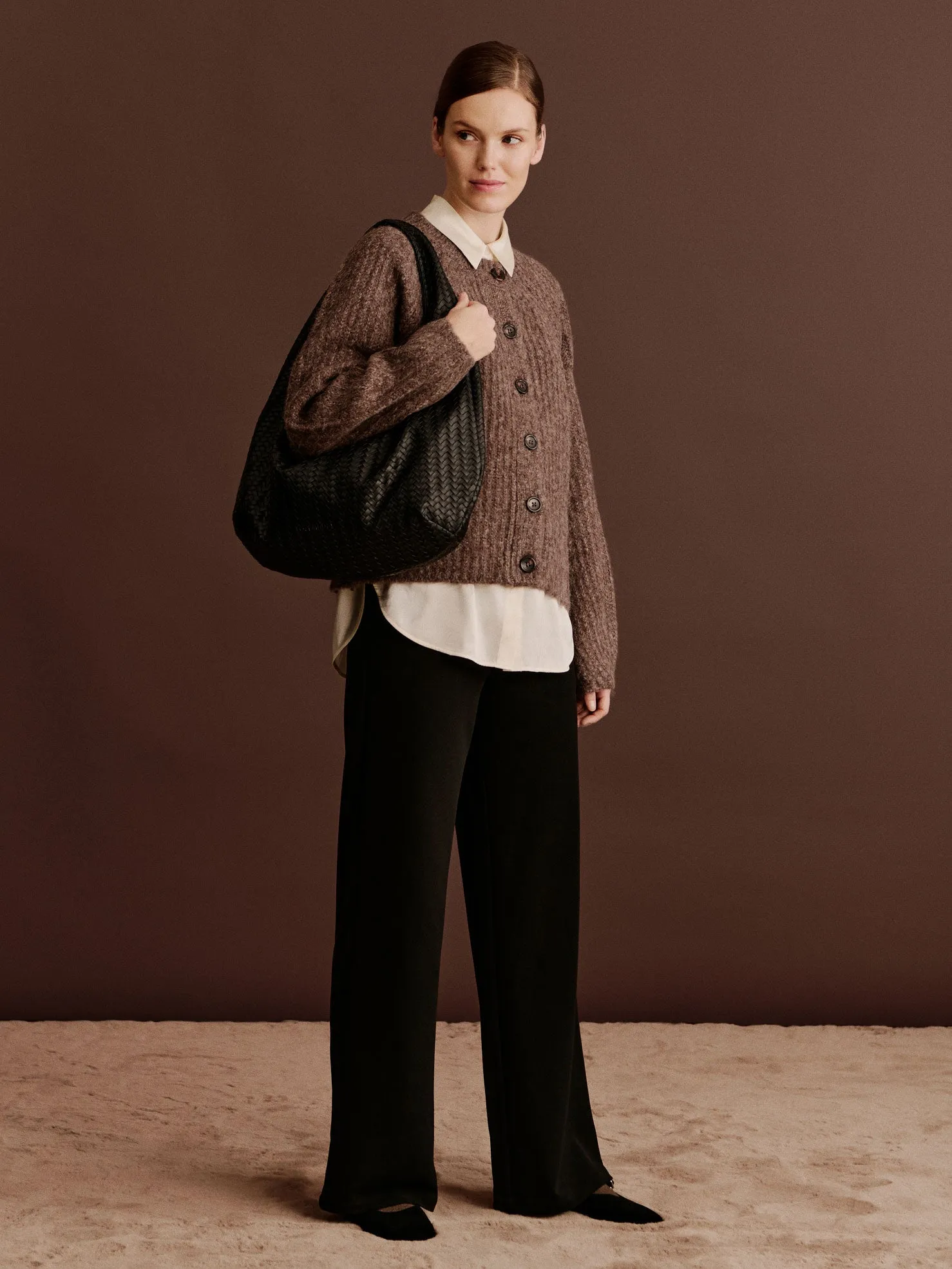 RWFreya MW Straight Trousers sold by Rosemunde Copenhagen product image thumbnail 4