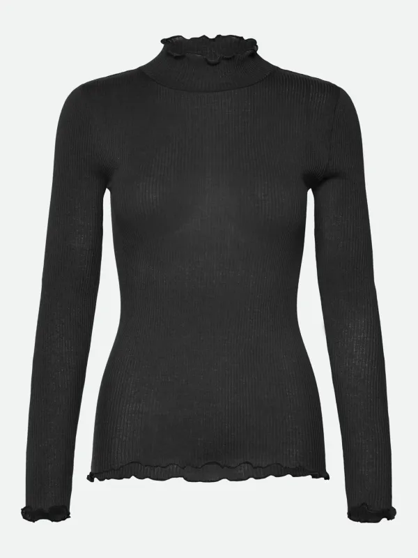 RMWJohanne Wool Blend LS T-neck T-shirt sold by Rosemunde Copenhagen