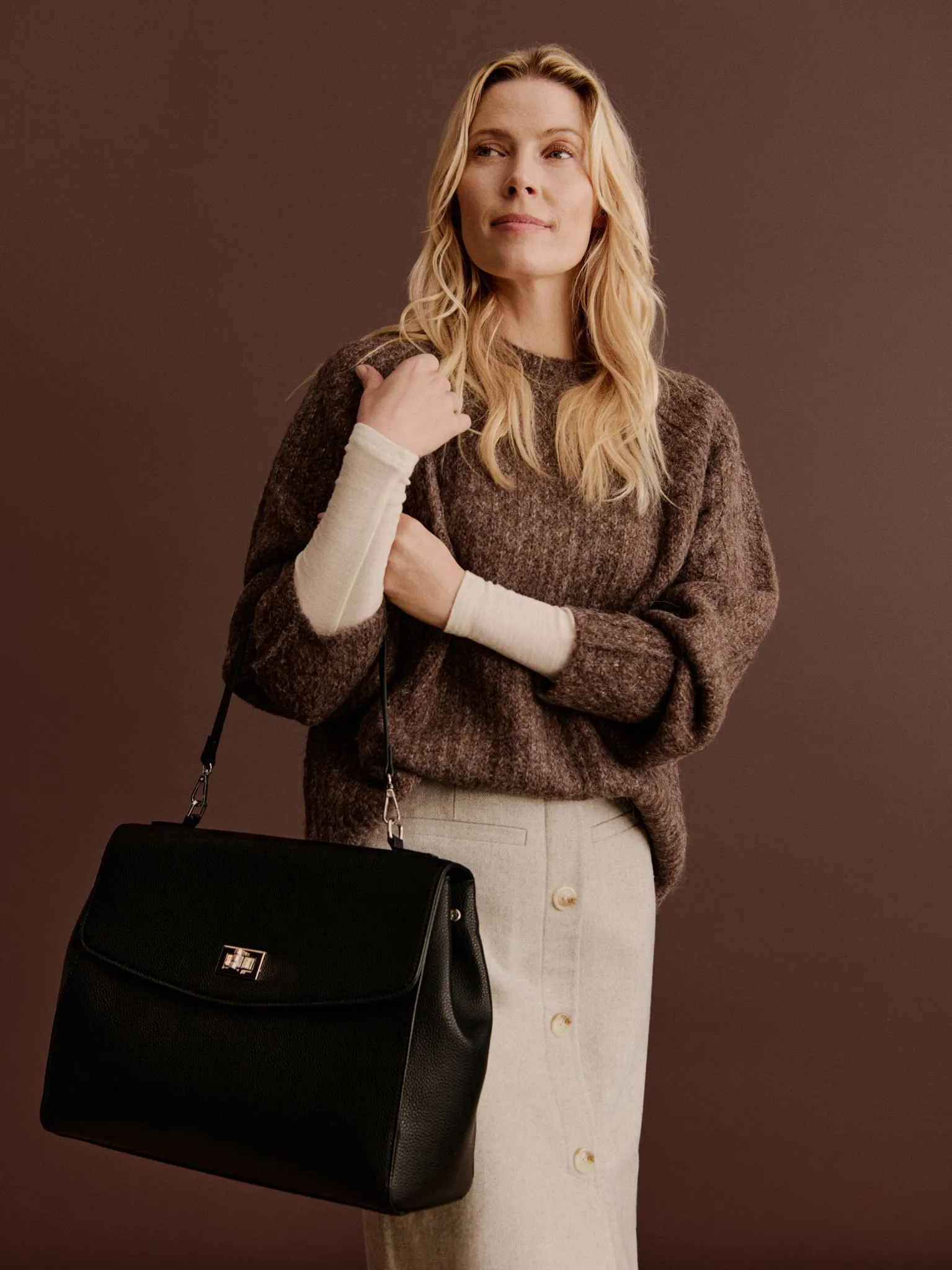 RWSara Cashmere Blend LS T-shirt sold by Rosemunde Copenhagen product image thumbnail 4