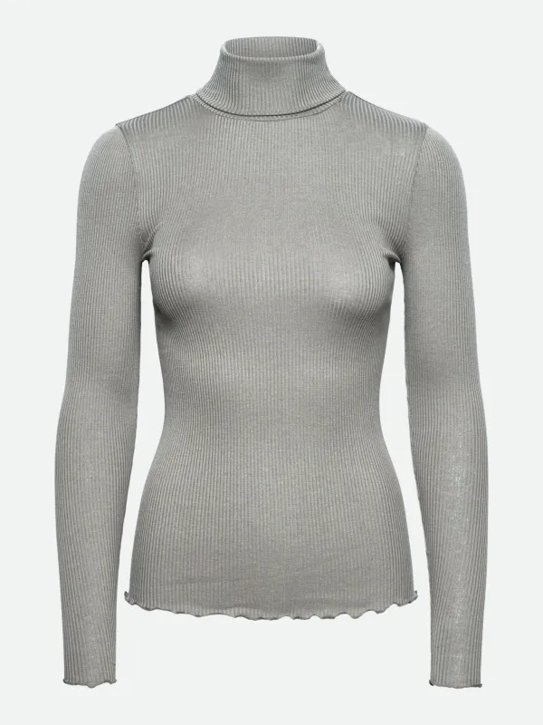 RWBeatha Silk LS Rollneck T-shirt sold by Rosemunde Copenhagen