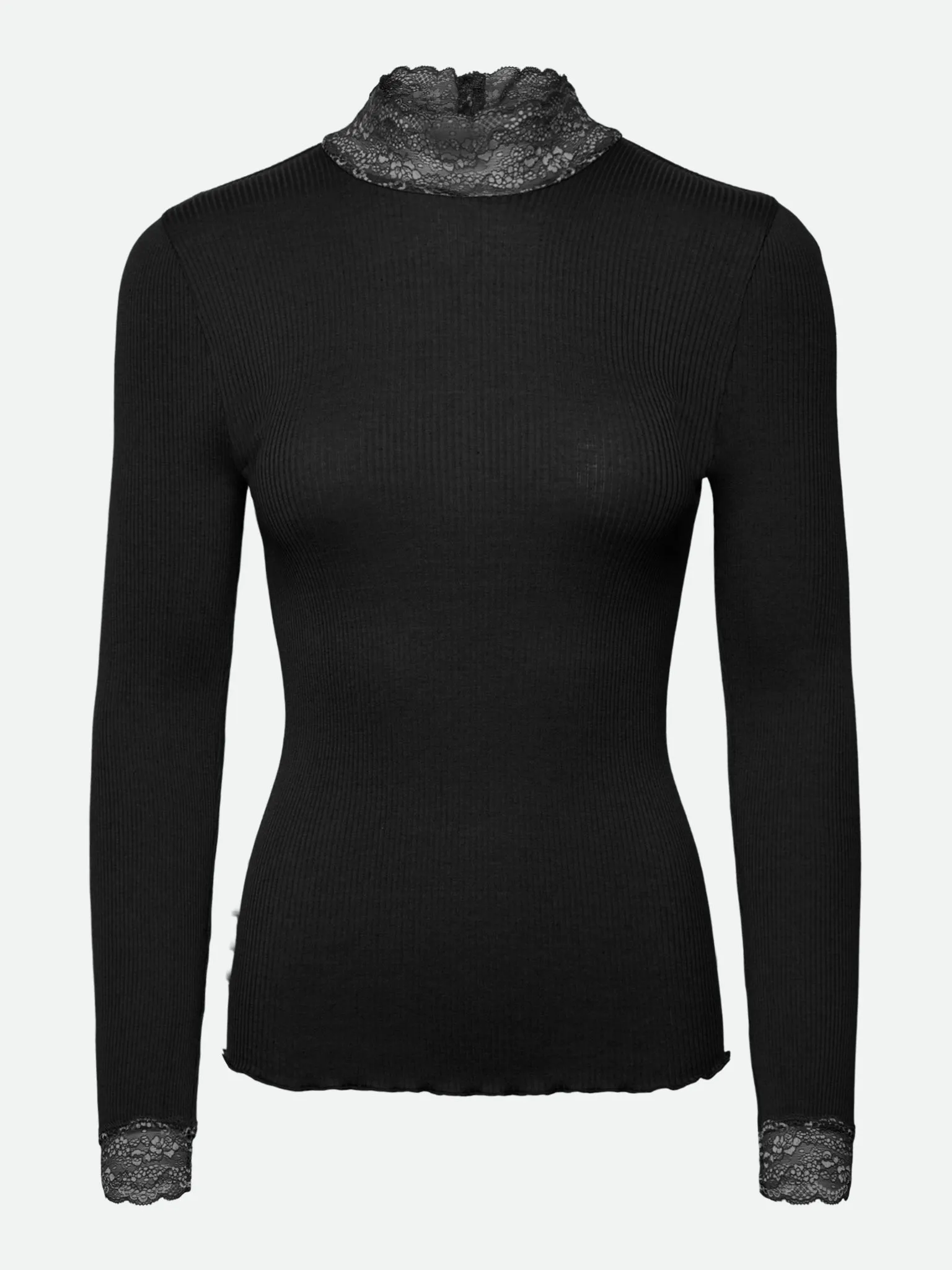RWBeatha Silk LS 2 Colors Lace T-shirt sold by Rosemunde Copenhagen
