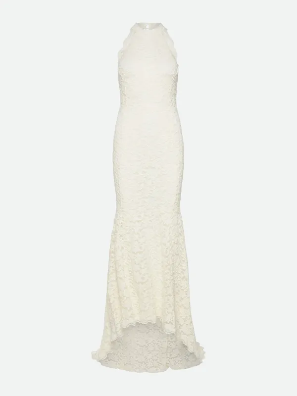 RWDelicia Halterneck SL Long Bridal Dress sold by Rosemunde Copenhagen