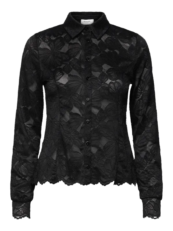 RWFiona LS Lace Shirt sold by Rosemunde Copenhagen