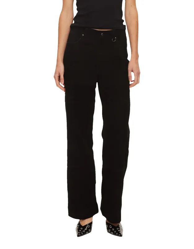 Spirit Suede Trousers made by oval square