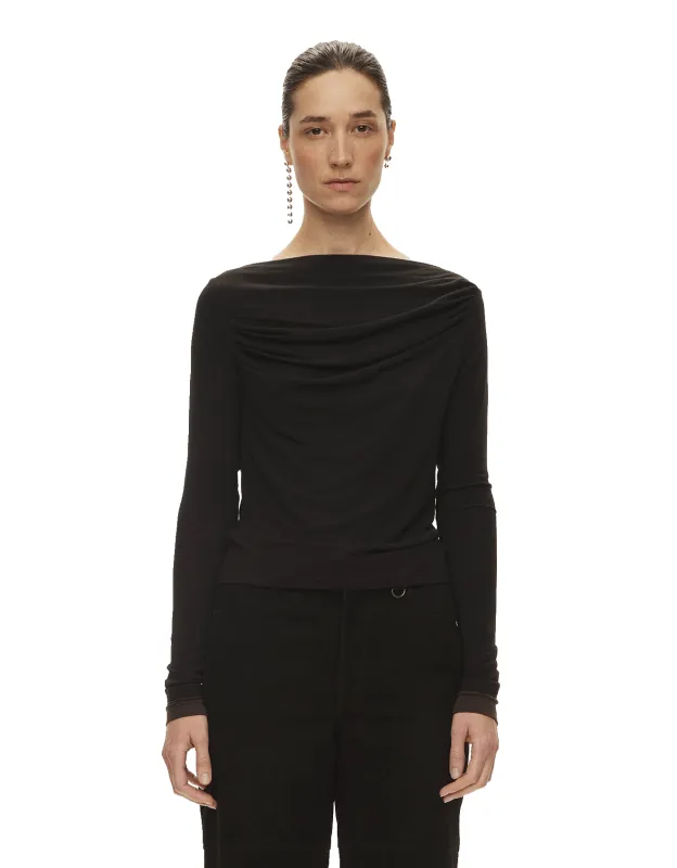 Bibi Drape Blouse made by oval square