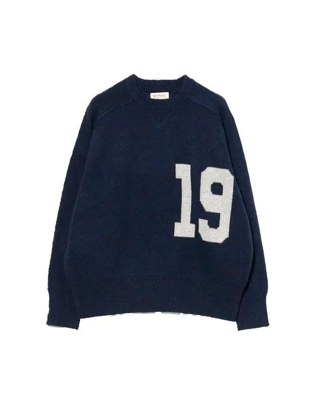 Big Logo Crewneck Sweater made by BEAMS BOY
