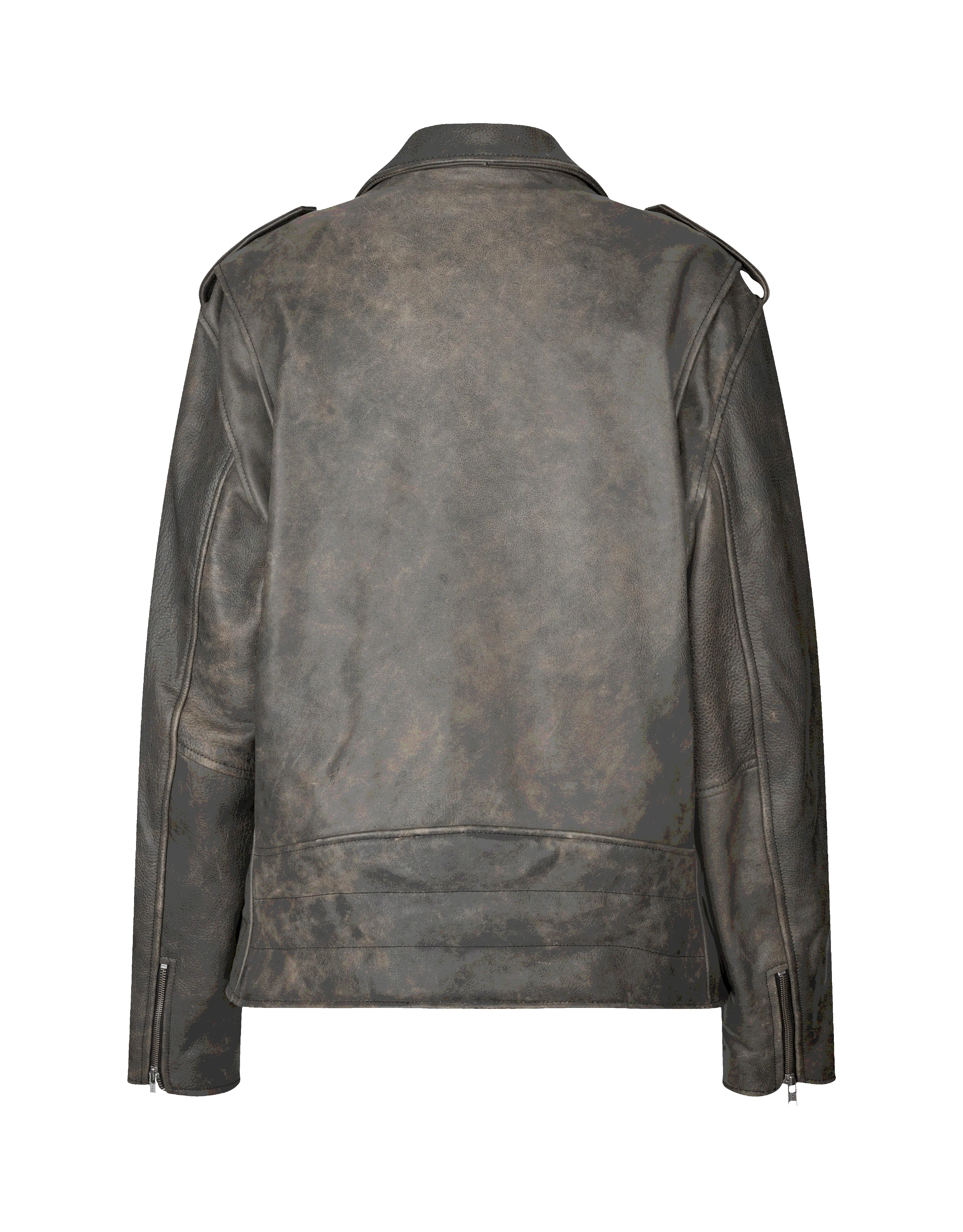 Ready Leather Biker Jacket sold by Rezet Store product image thumbnail 5