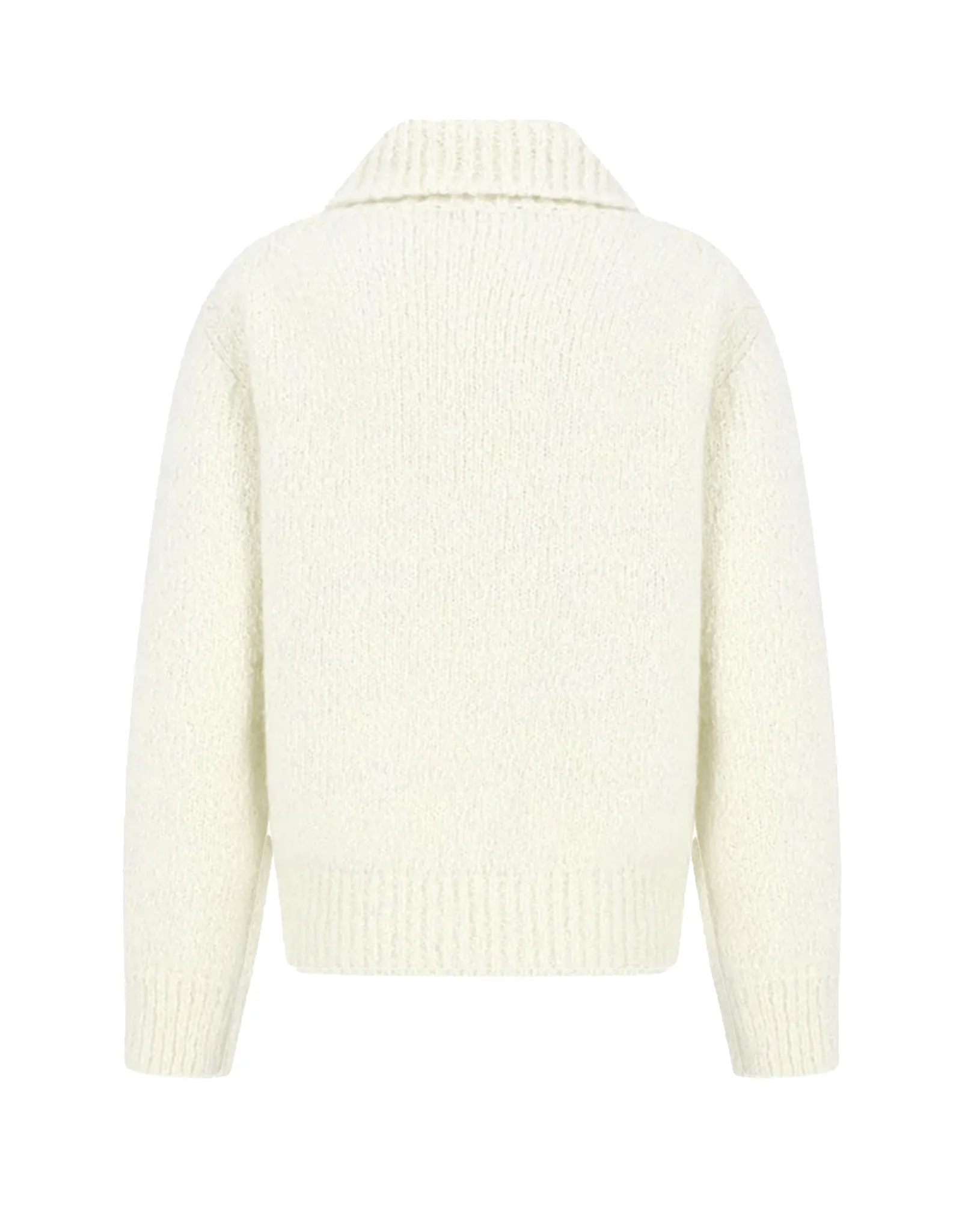 Hairy Slub Half Zip Up Knit sold by Rezet Store product image thumbnail 3