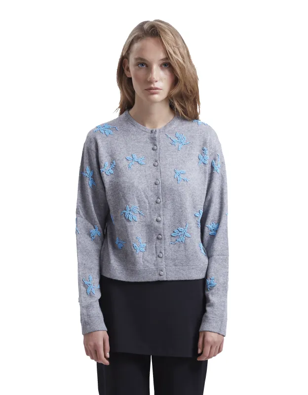 Flower Beaded Cardigan made by Rezet Store