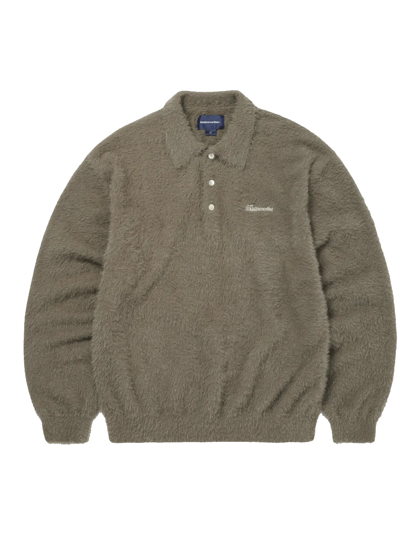 SCT-Logo Shaggy Knit Polo sold by Rezet Store product image thumbnail 3