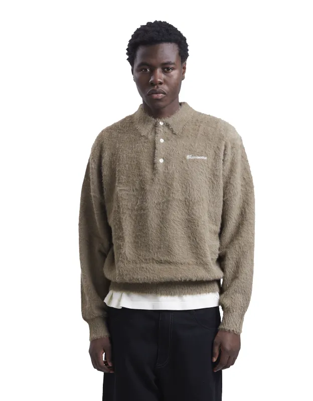 SCT-Logo Shaggy Knit Polo sold by Rezet Store