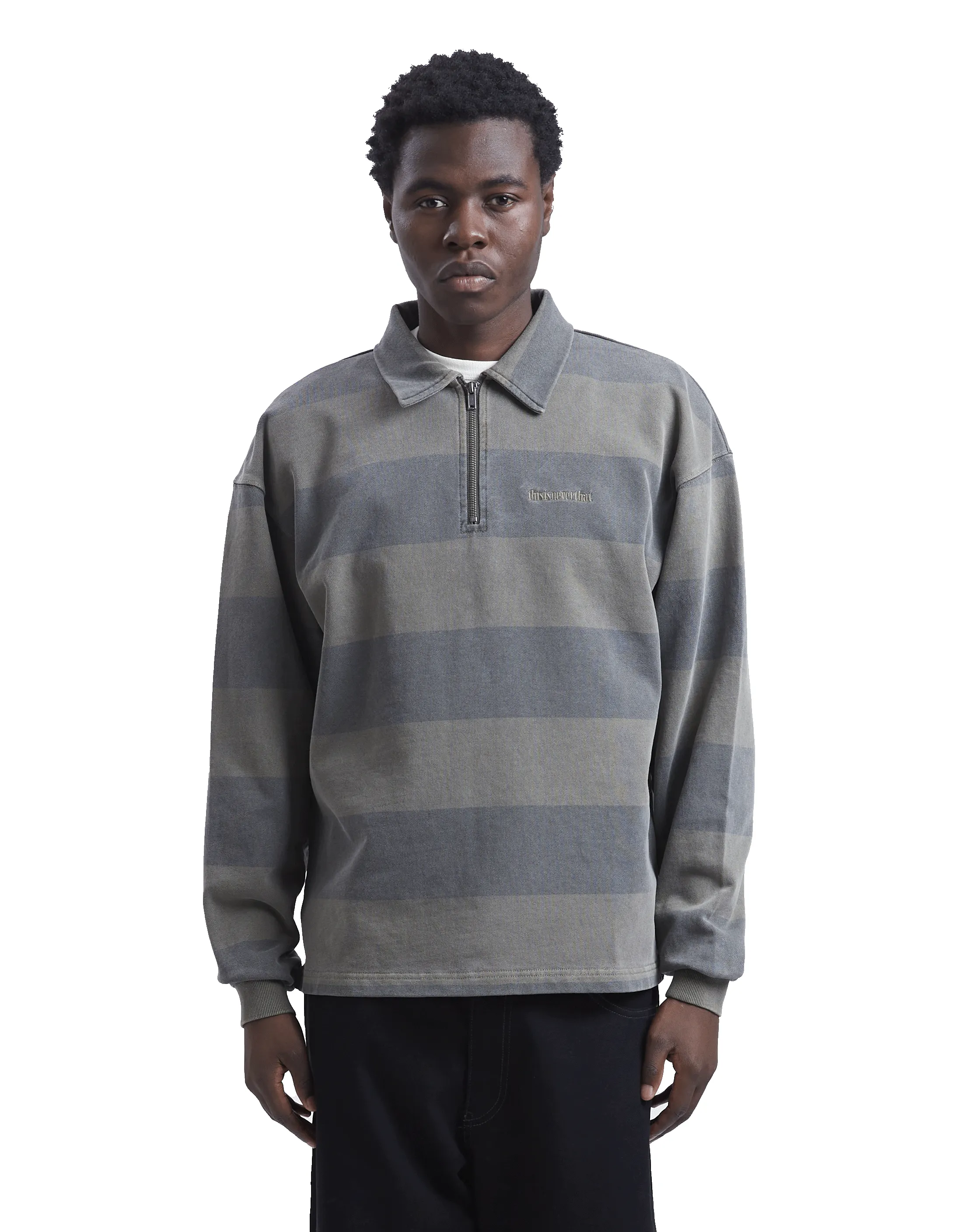 Half Zip Polo Sweatshirt sold by Rezet Store