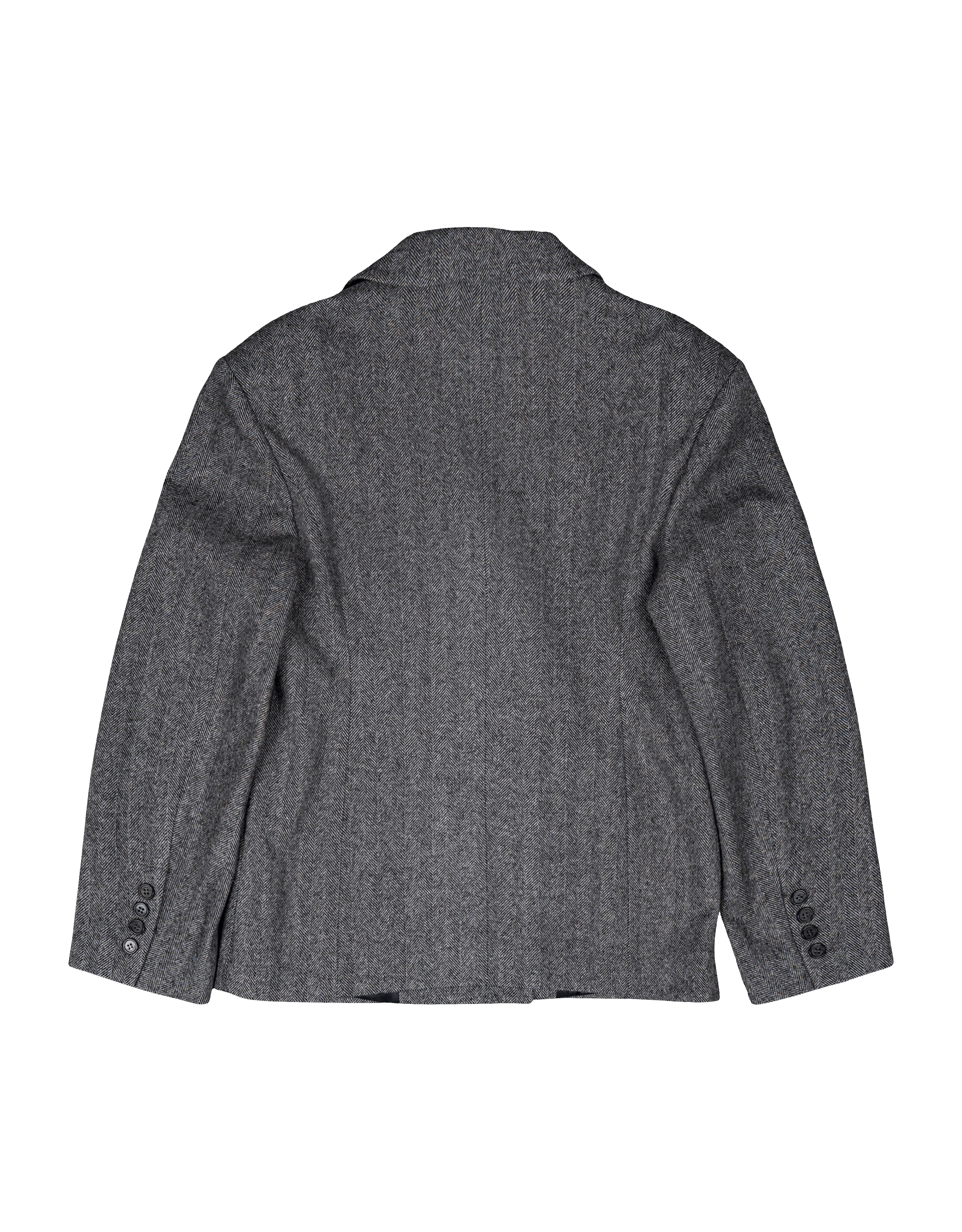 Herringbone Hidden Button Jacket sold by Rezet Store product image thumbnail 4