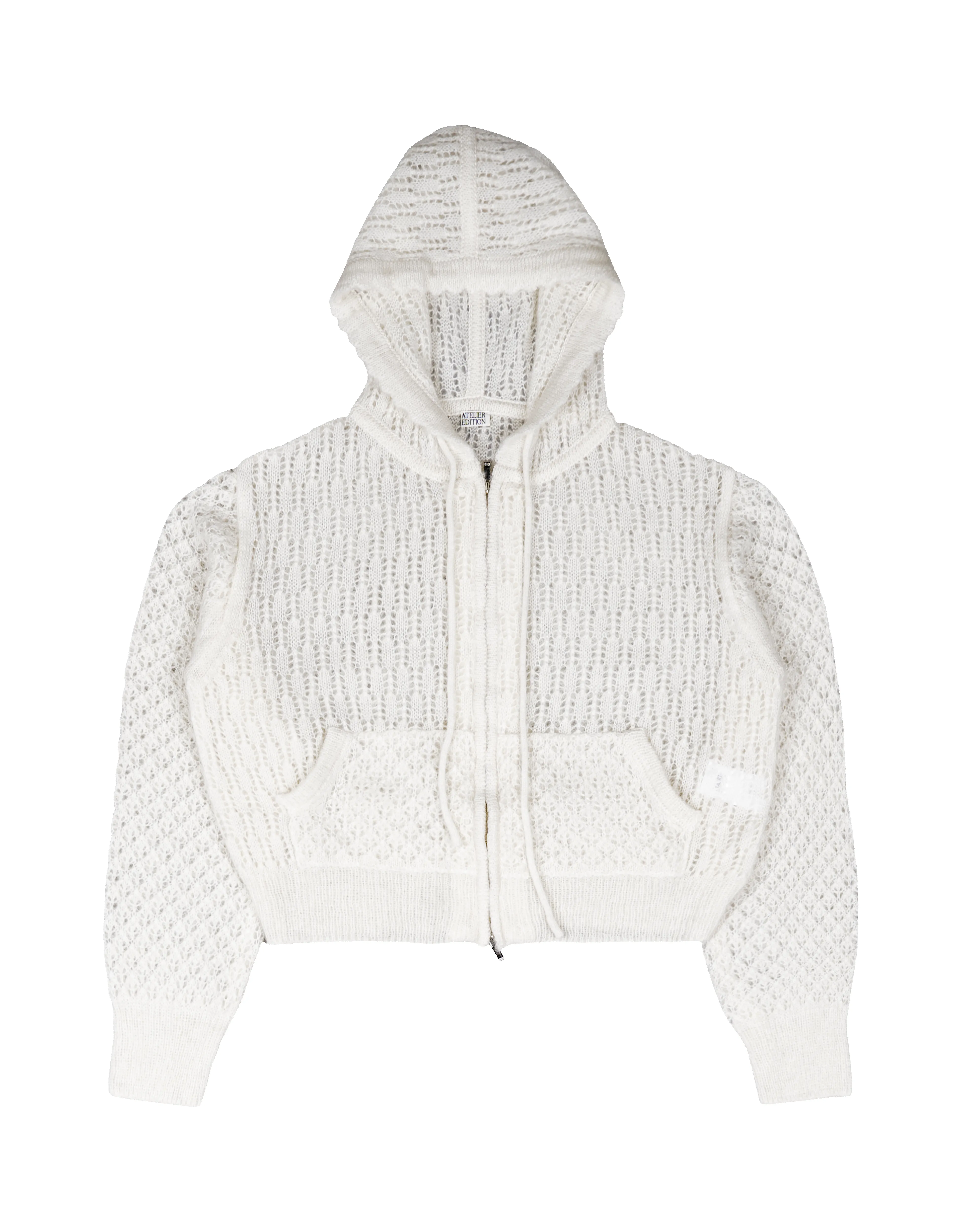 Mohair Hooded Cardigan sold by Rezet Store product image thumbnail 3