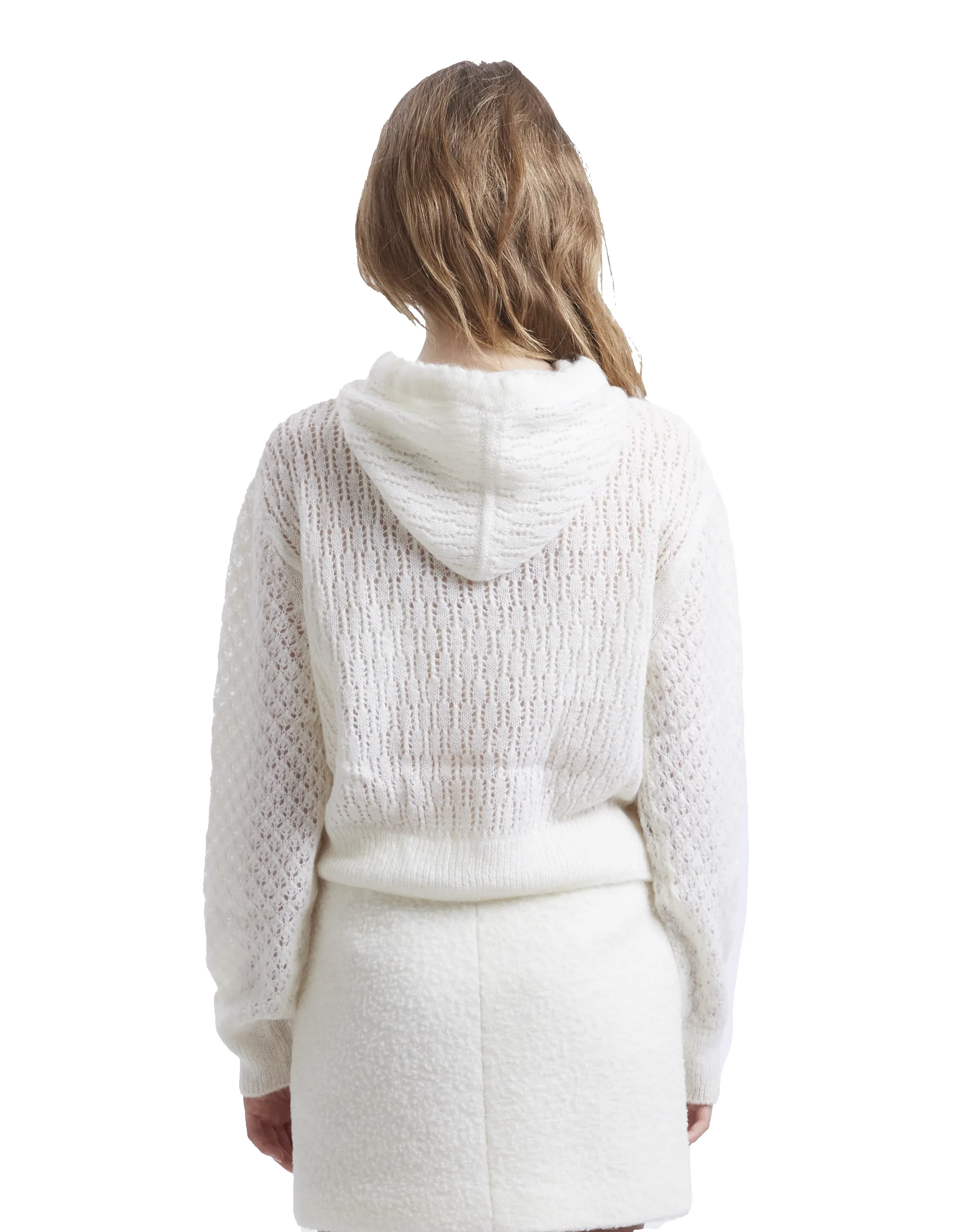 Mohair Hooded Cardigan sold by Rezet Store product image thumbnail 2