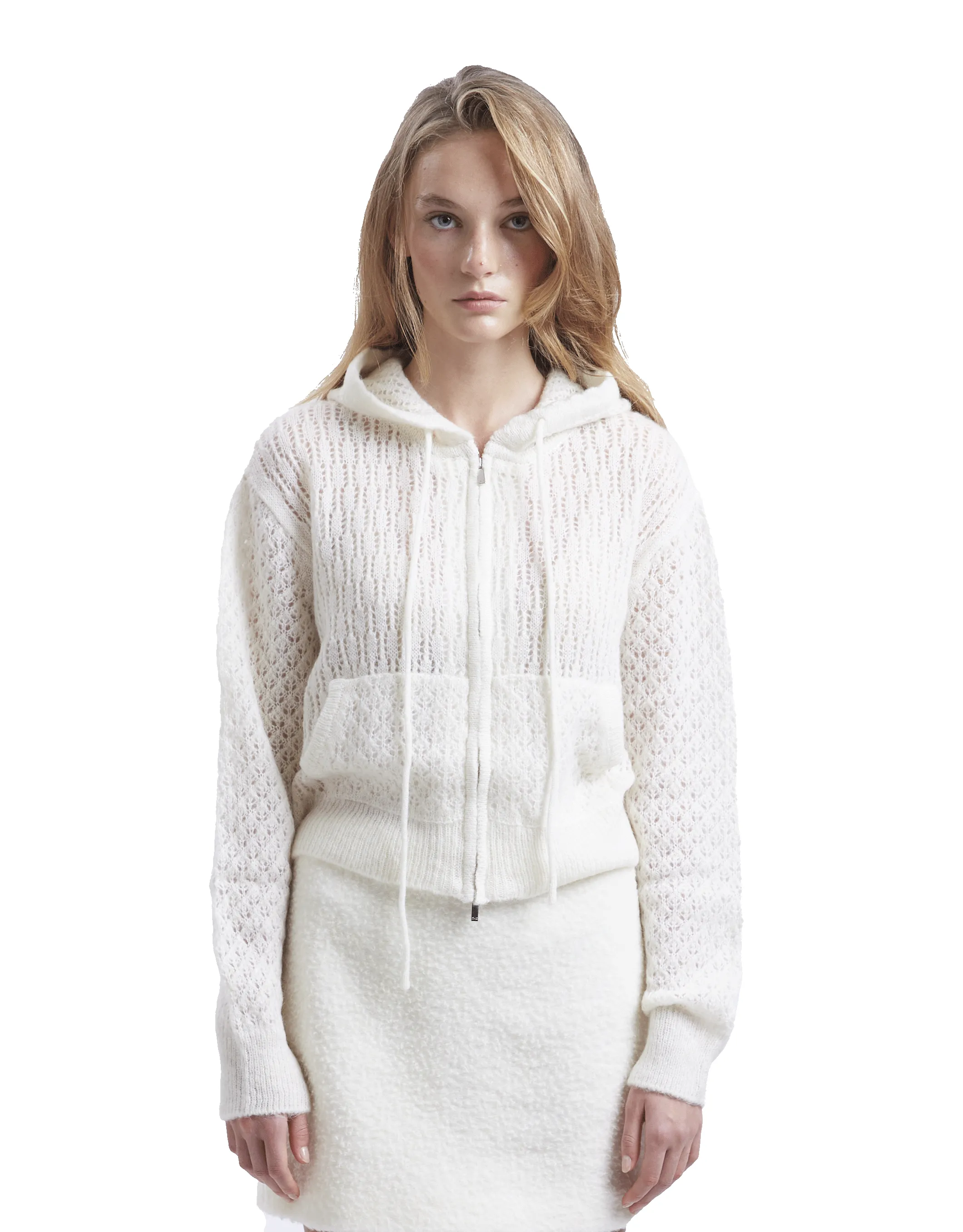 Mohair Hooded Cardigan sold by Rezet Store