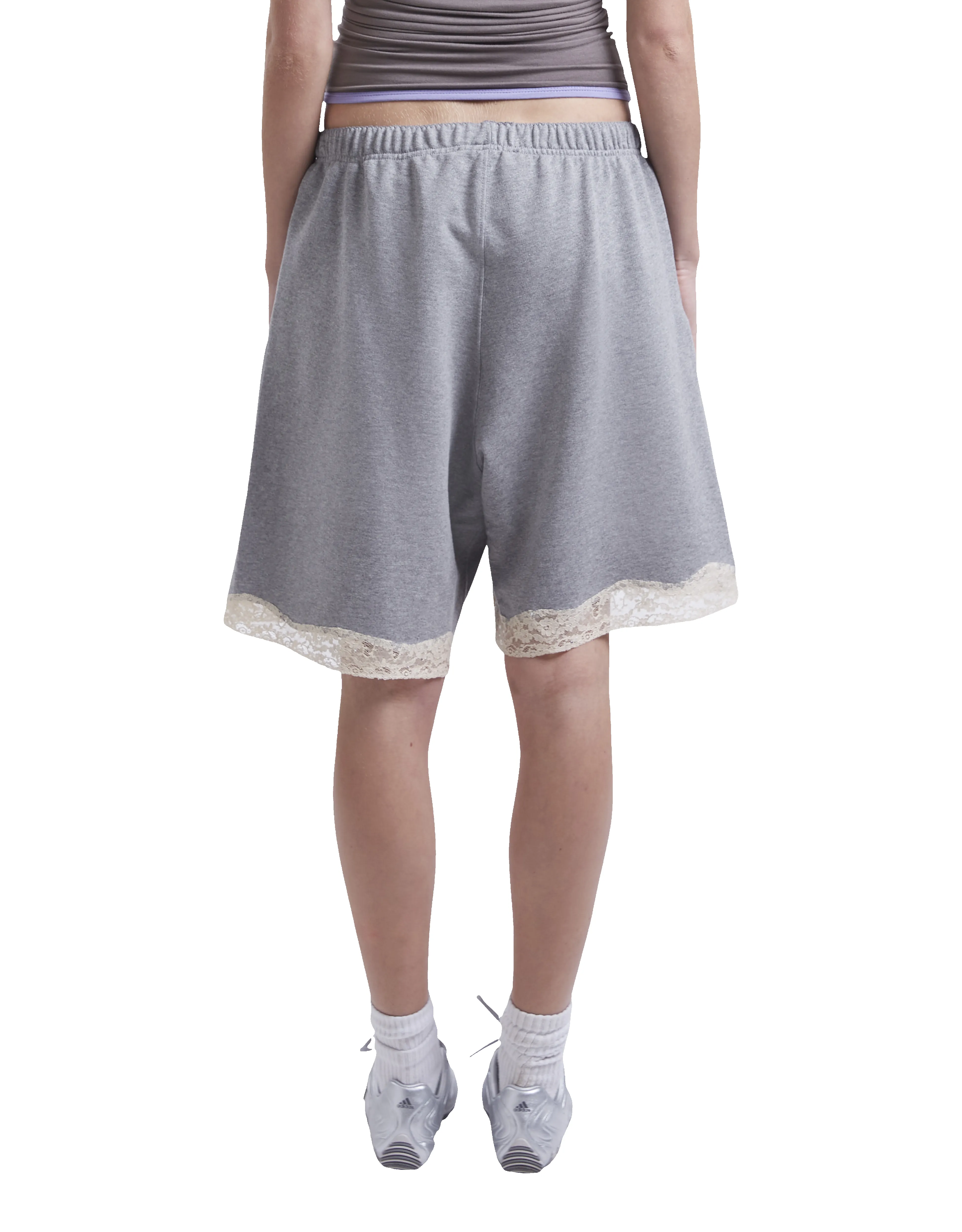 Lace Bermuda Sweatshorts sold by Rezet Store product image thumbnail 2