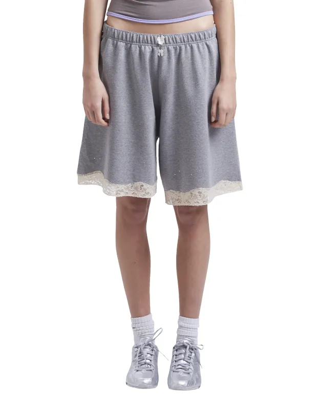 Lace Bermuda Sweatshorts made by Rezet Store