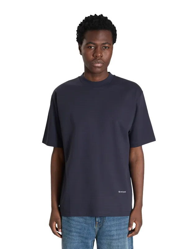 Organic Cotton Mercerized Border T-Shirt made by Snow Peak