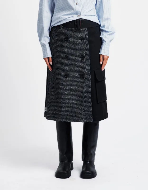 Whitney Trench Pleats Skirt made by Andersson Bell