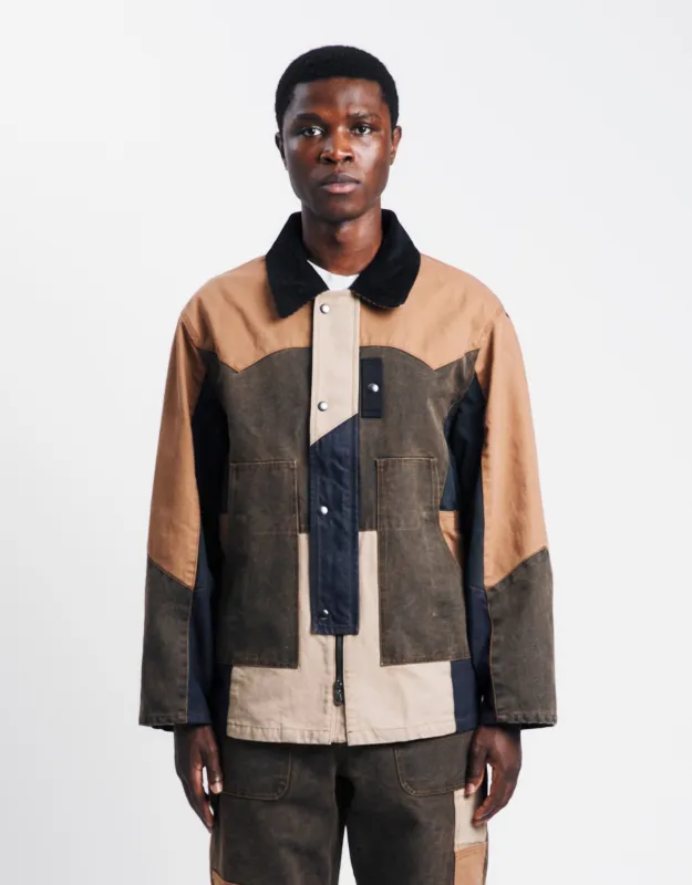 Patchwork Washed Jacket made by Andersson Bell