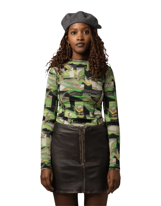 Skye Blouse AOP sold by Rezet Store