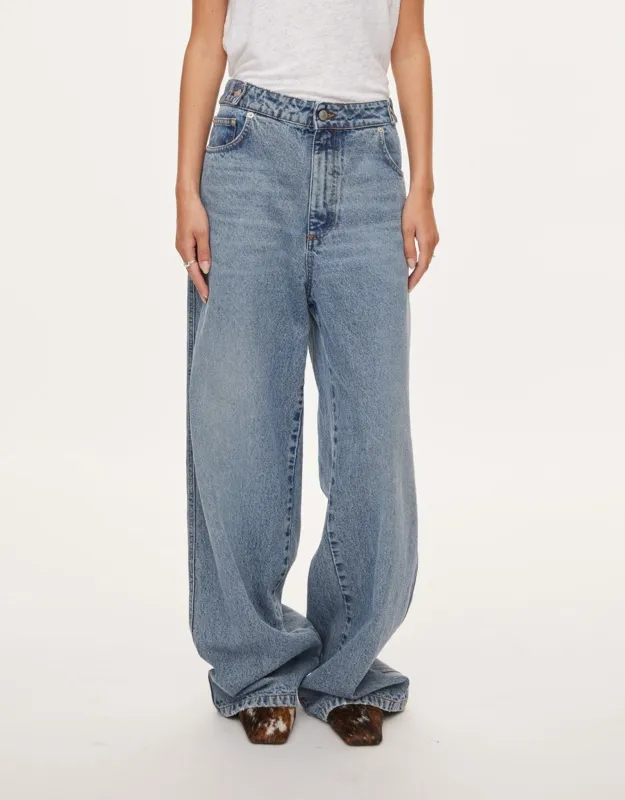Icon Jeans made by oval square