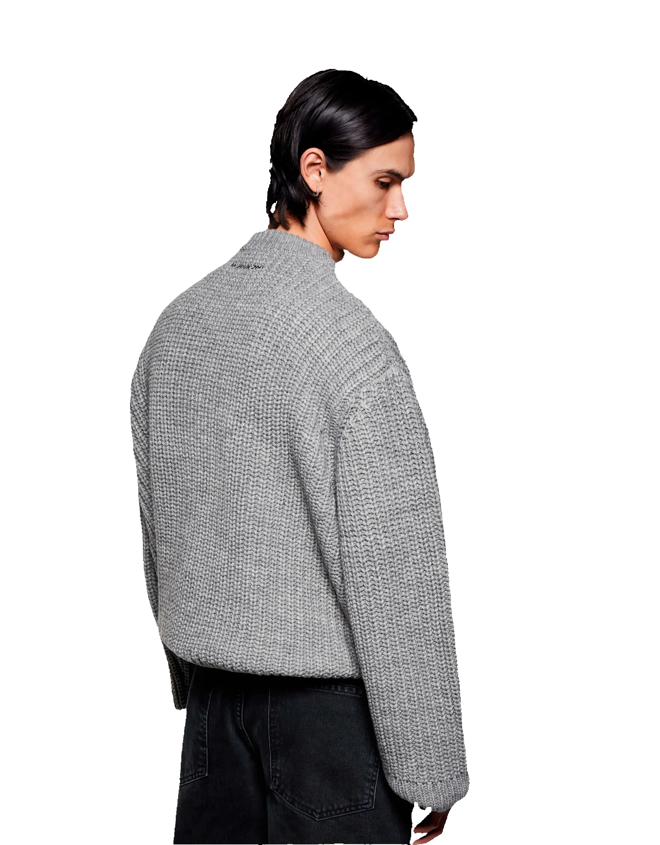Chunky Rib Knit Crewneck sold by Rezet Store