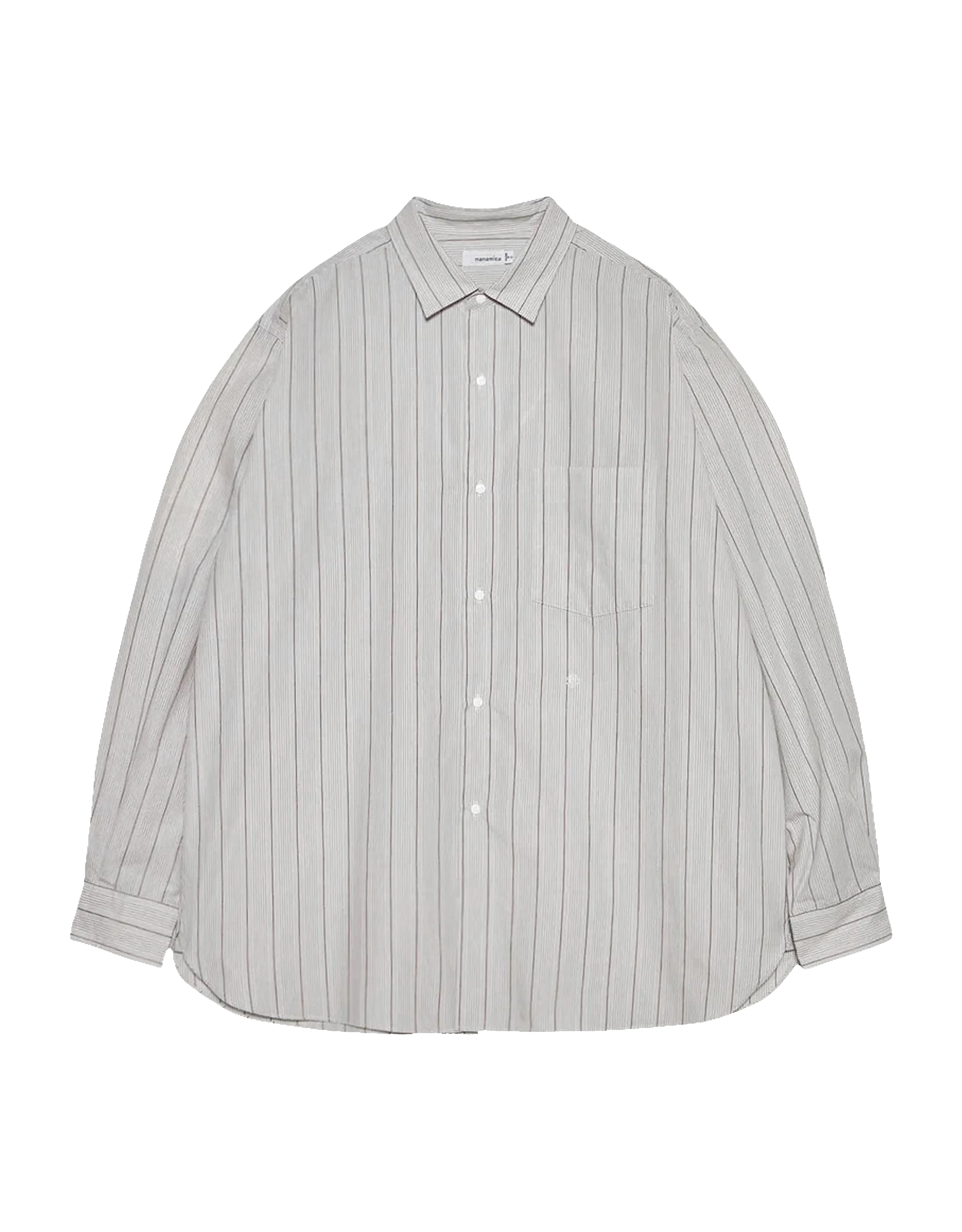 Regular Collar Stripe Wind Shirt sold by Rezet Store