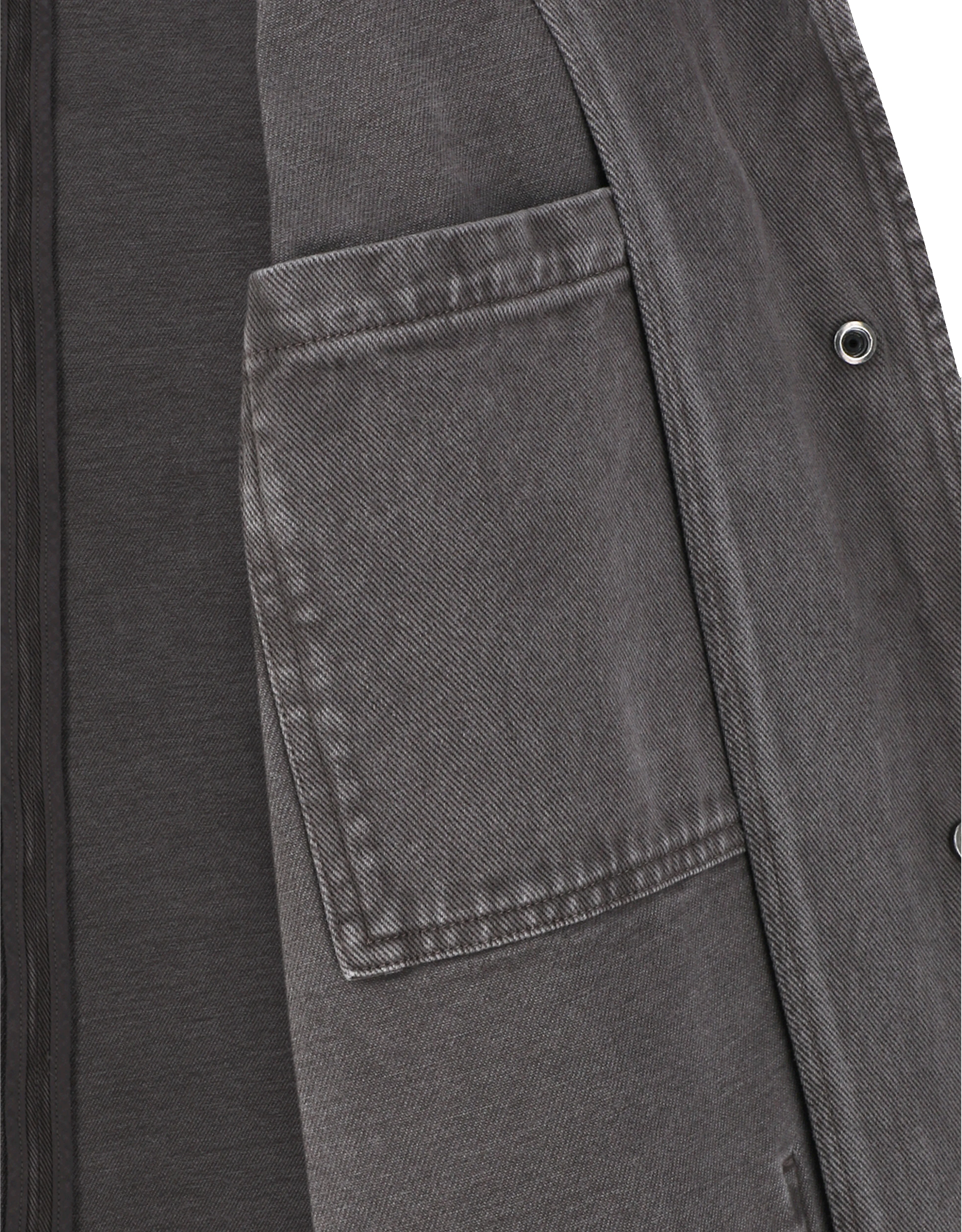 Garments Dyed Pocket Denim Jacket sold by Rezet Store product image thumbnail 4