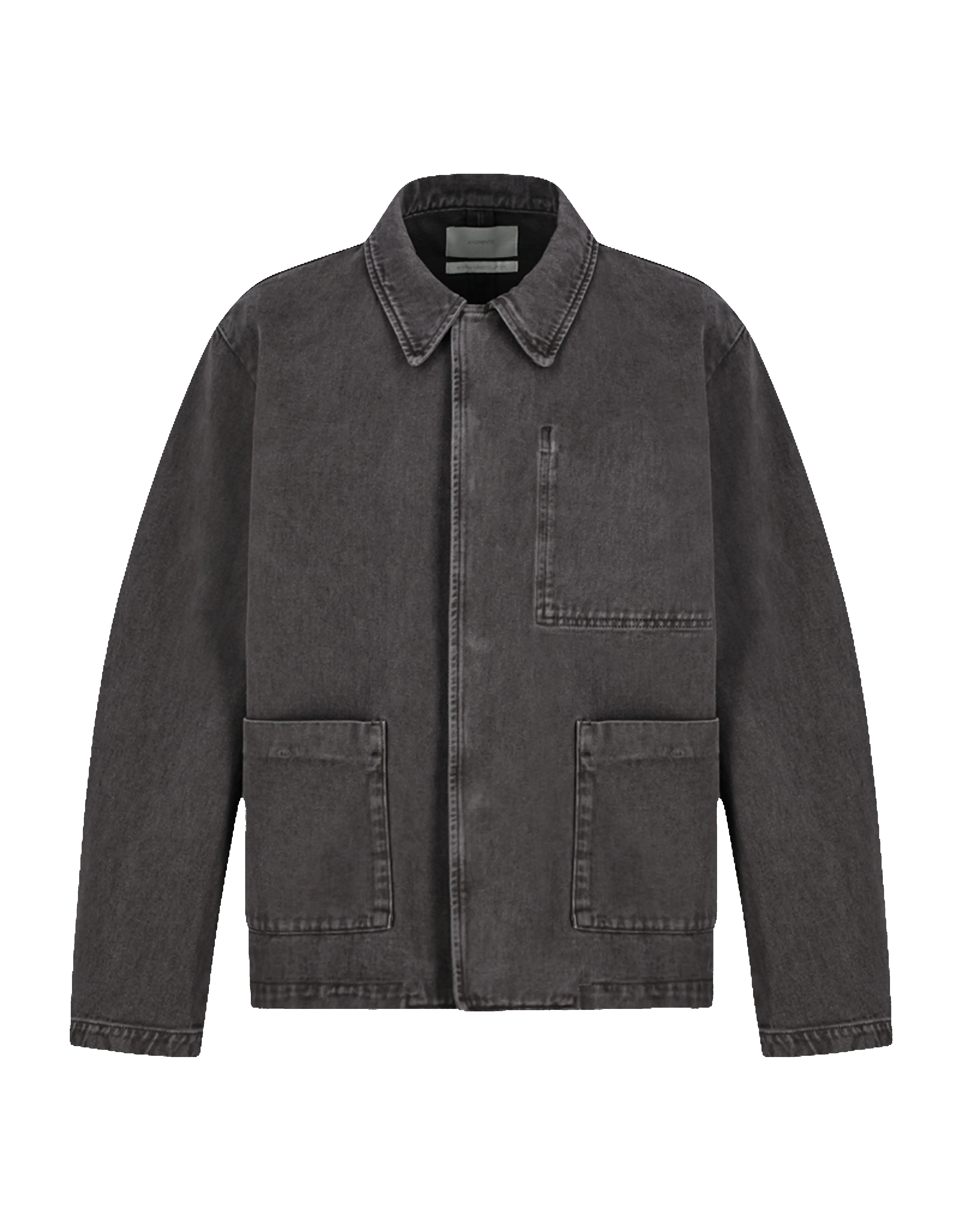Garments Dyed Pocket Denim Jacket sold by Rezet Store