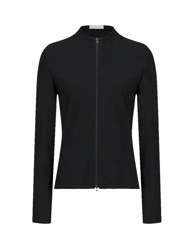 Slim Fit Zip Up Jumper made by Amomento